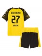 Billige Borussia Dortmund Karim Adeyemi #27 Hjemmedraktsett Barn 2025-26 Kortermet (+ Korte bukser)